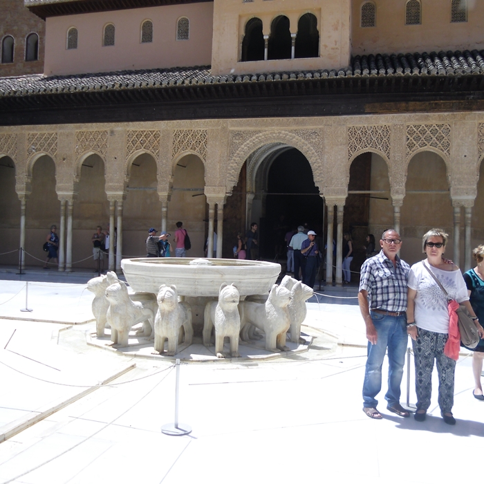 Joan y Pepita en la 
Alambra (Granada)