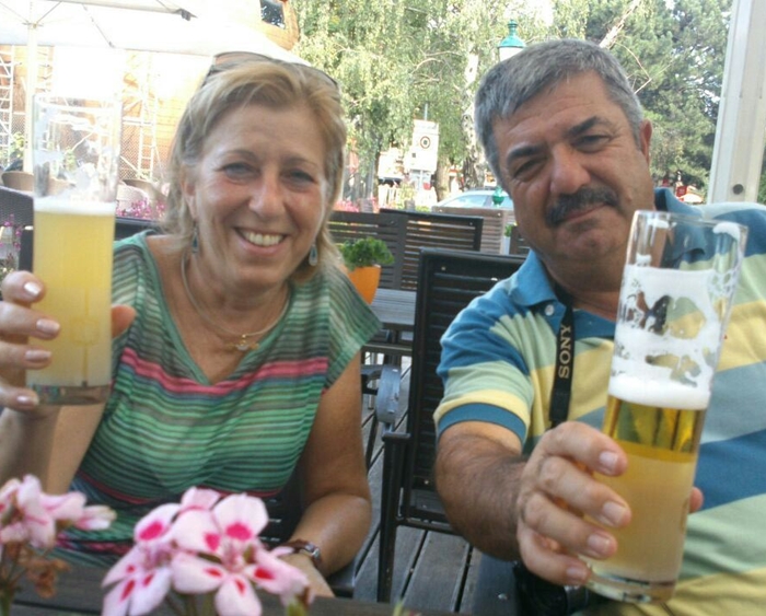 Neus y Enric por Viena