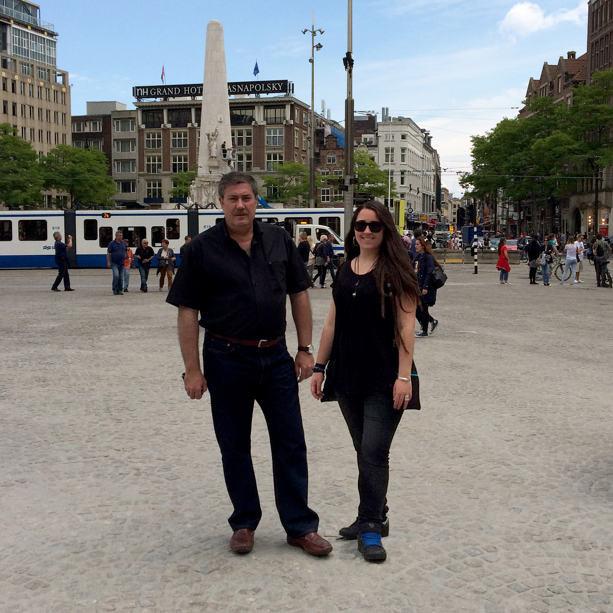 Jordi y Marta por Amsterdam