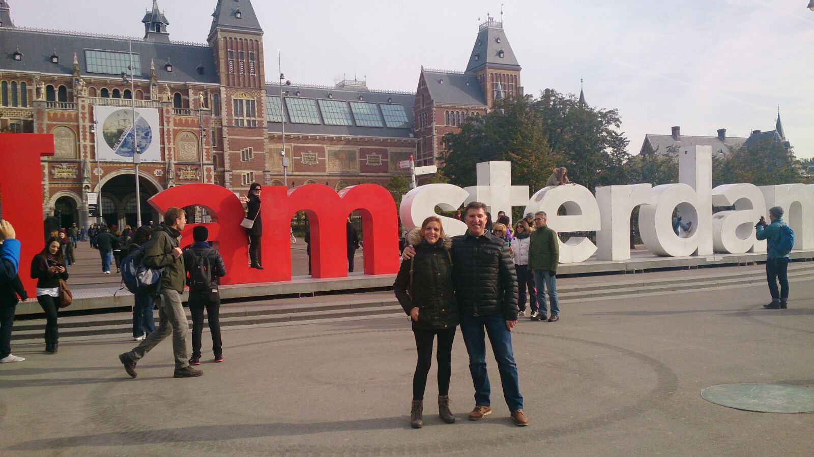 Gloria y Domènec por Amsterdam