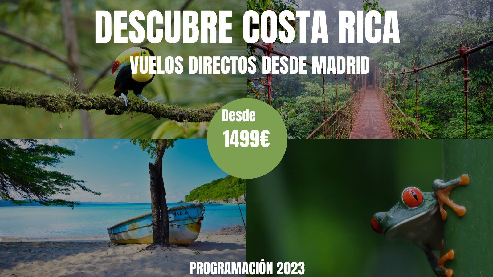 Costa Rica 2023 Con Vuelo Directo