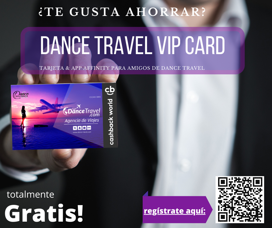 tu tarjeta VIP Dance Travel.