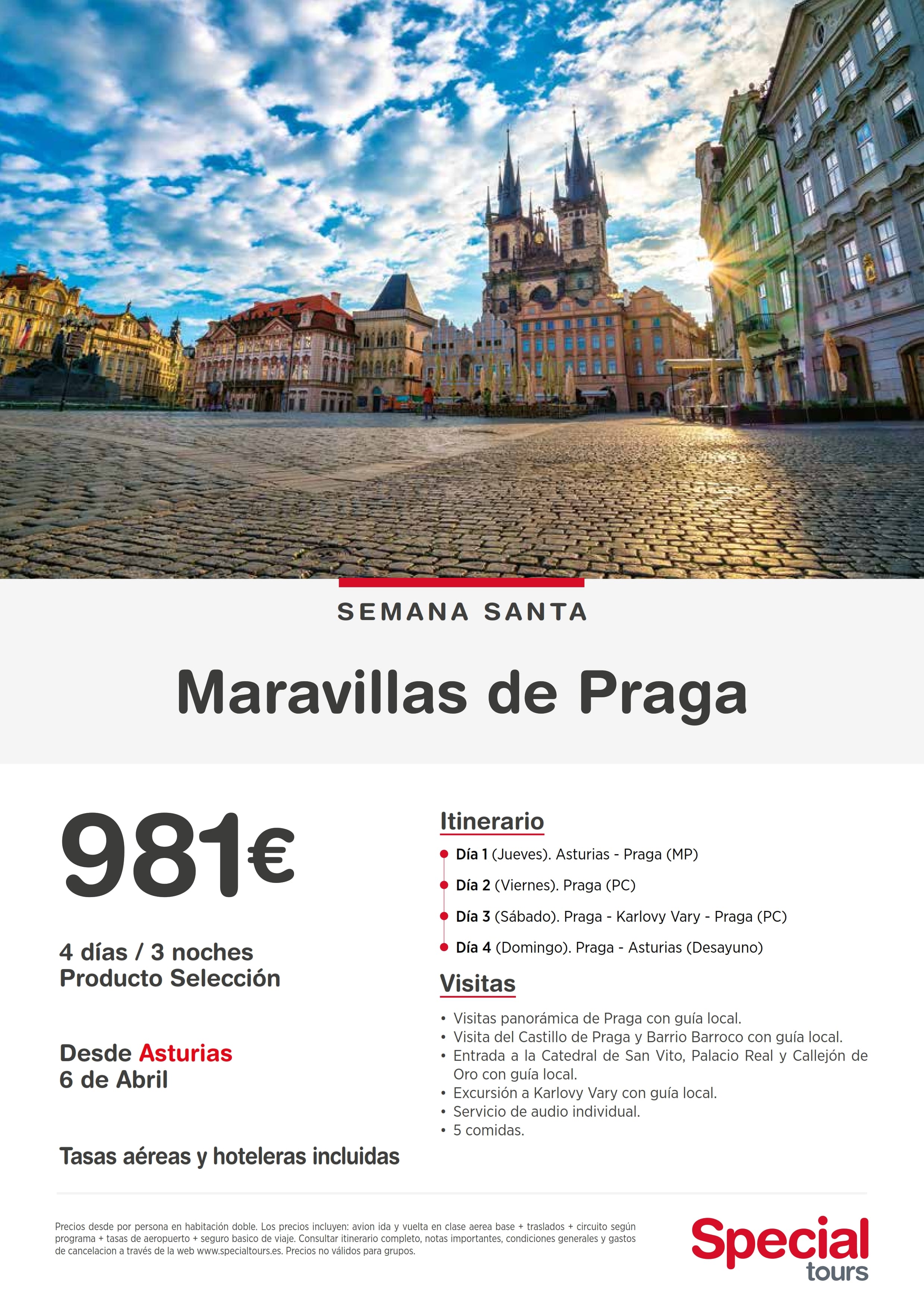 Ref 03 Maravillas de PRAGA desde Asturias